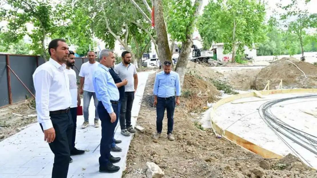 Yeşilyurt Güreş Sahası ve Ahmet Atılgan Parkında Dönüşüm Çalışmaları