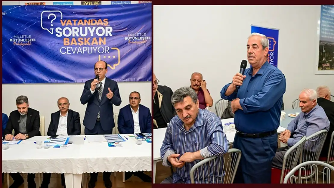 Yeşilyurt İlçesinde Vatandaş Soruyor Başkan Cevaplıyor