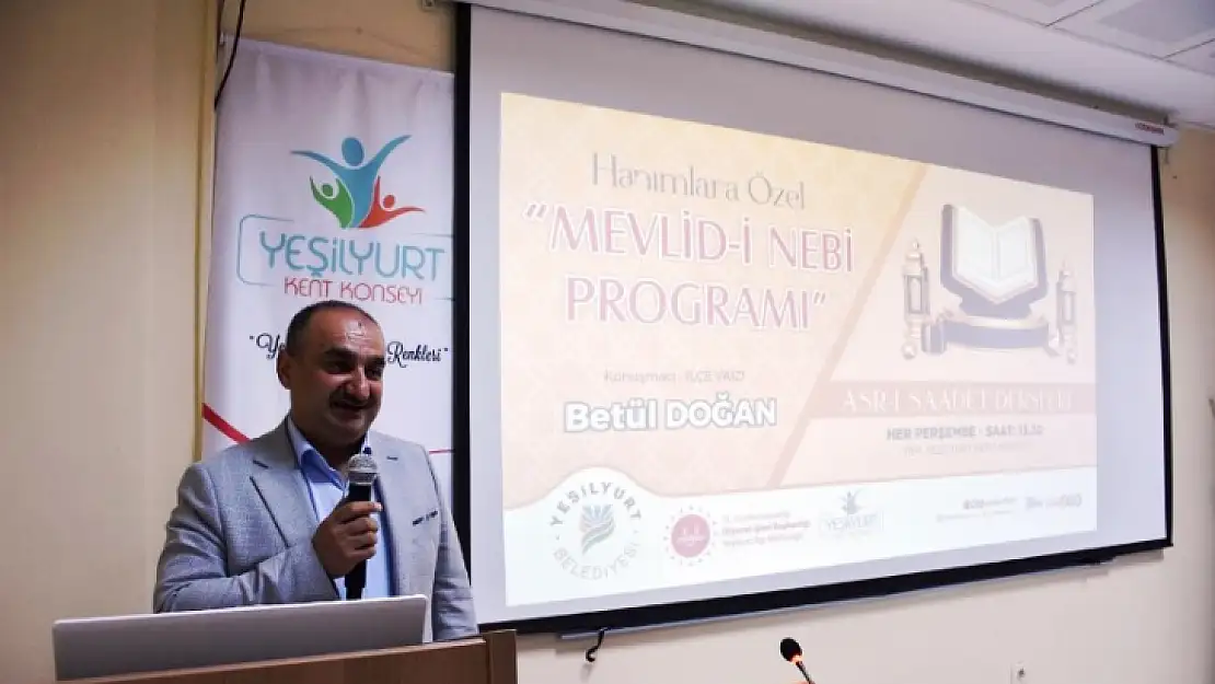 Yeşilyurt Kent Konseyi'nde 'Mevlid-İ Nebi Haftası' Özel Programı