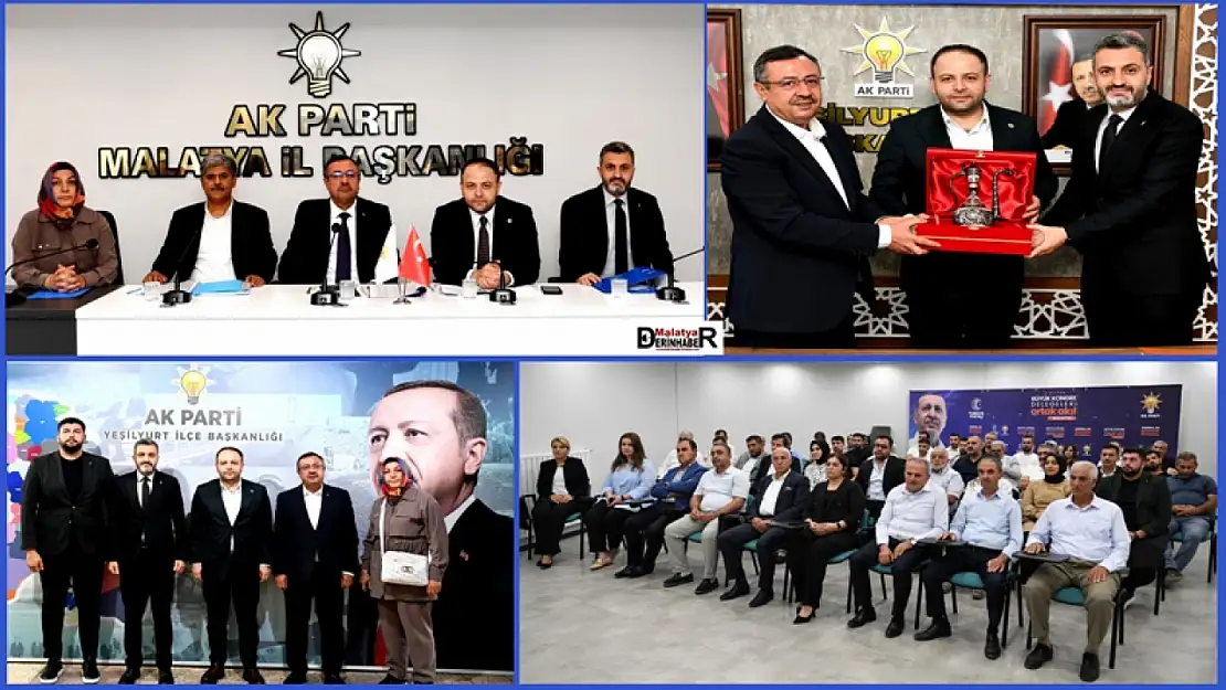 Yeşilyurt'ta AK Parti'den Güç Gösterisi: İlçe Yönetimi Kritik Toplantıda Bir Araya Geldi