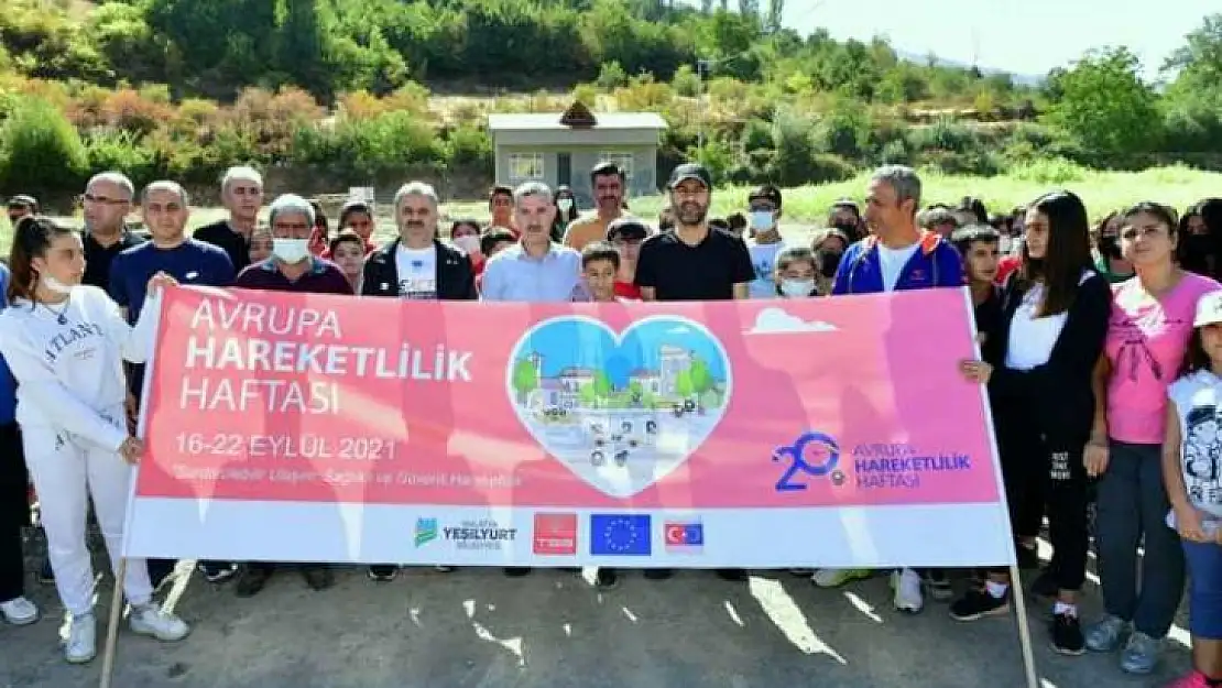 Yeşilyurt'ta Avrupa Hareketlilik Haftası Kapsamında Doğa Yürüyüşü Düzenlendi