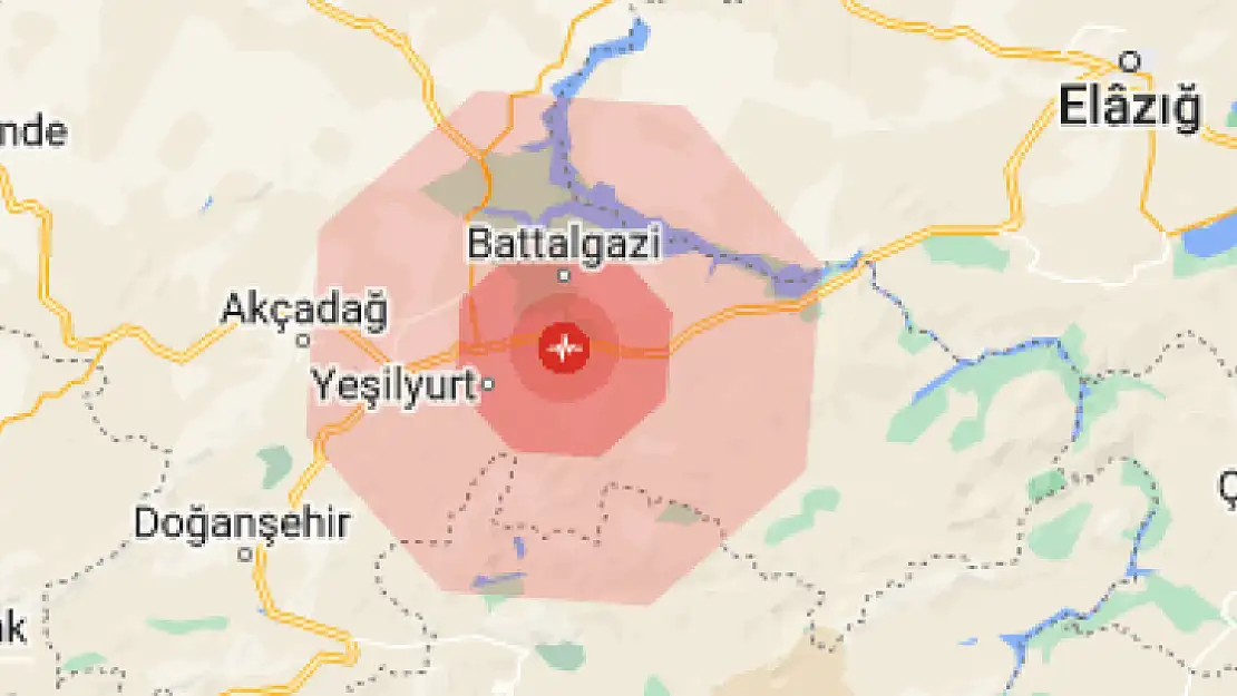 Yeşilyurt'ta Deprem