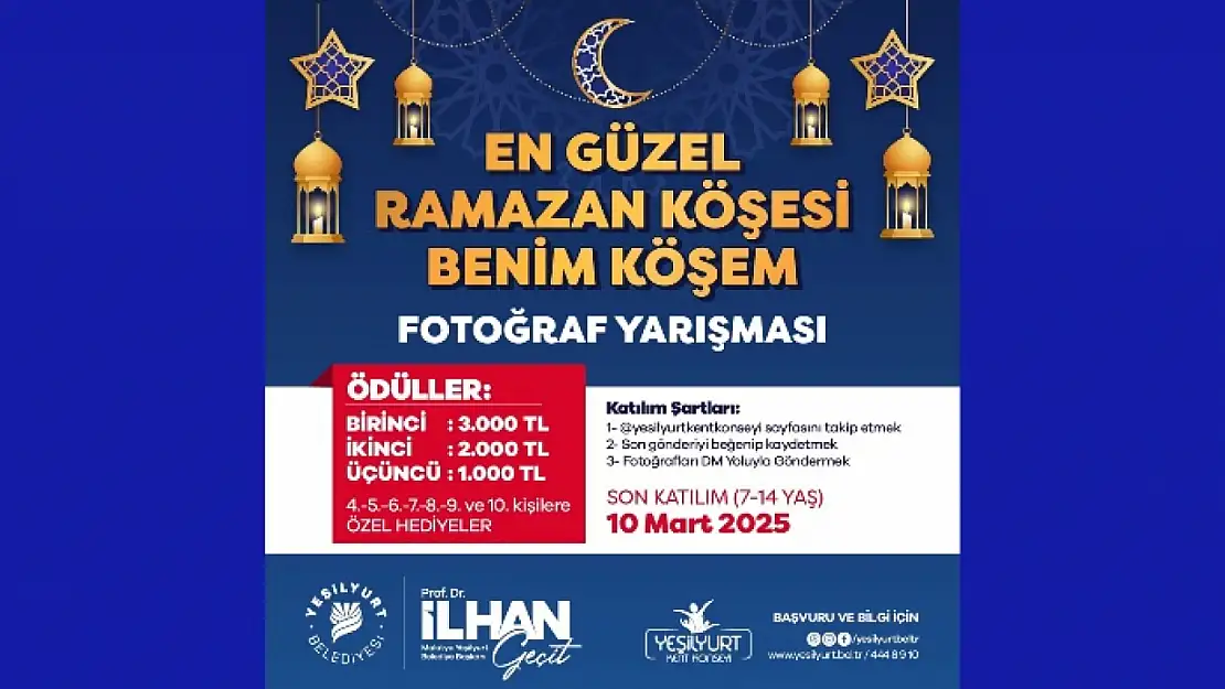 Yeşilyurt' ta En Güzel Ramazan Köşesi Benim Köşem' Fotoğraf Yarışması