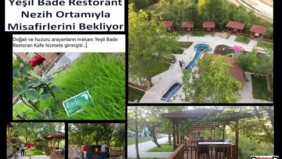 Yeşilyurt'ta Saklı Cennet Yeşil Bade Restoran
