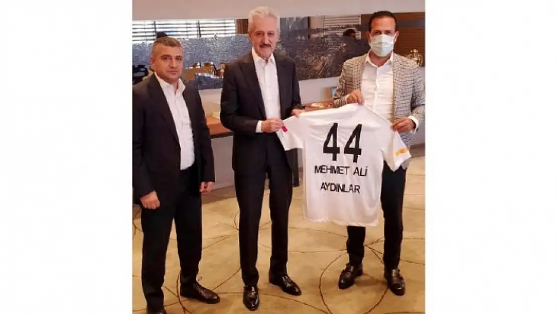 YMS Kulüp Başkanı Adil Gevrek'ten TFF Eski Bşk. Aydınlar'a Ziyaret