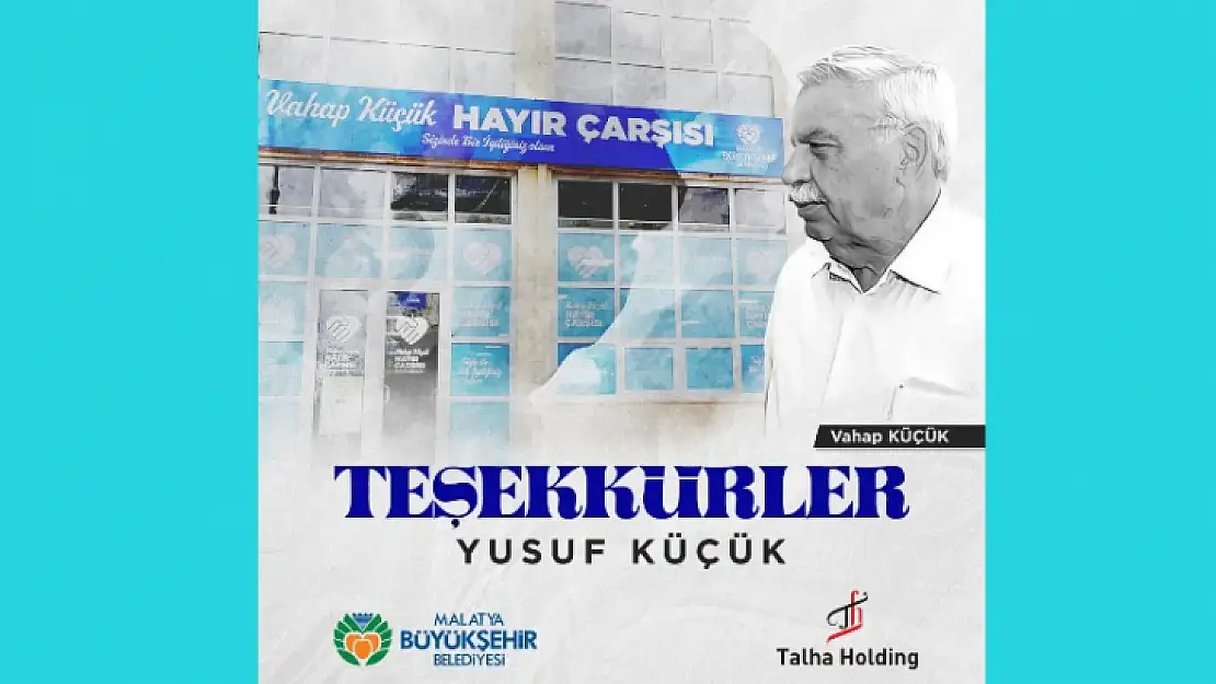 Yusuf Küçük'ten Vahap Küçük Hayır Çarşısına 1 Milyon 500 Bin Liralık Yardım