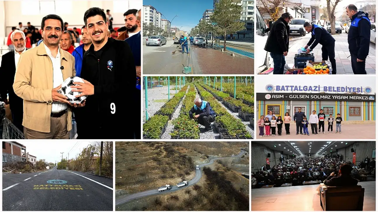 Battalgazi Belediyesinden Bir Yılda Yoğun Hizmet Mesaisi