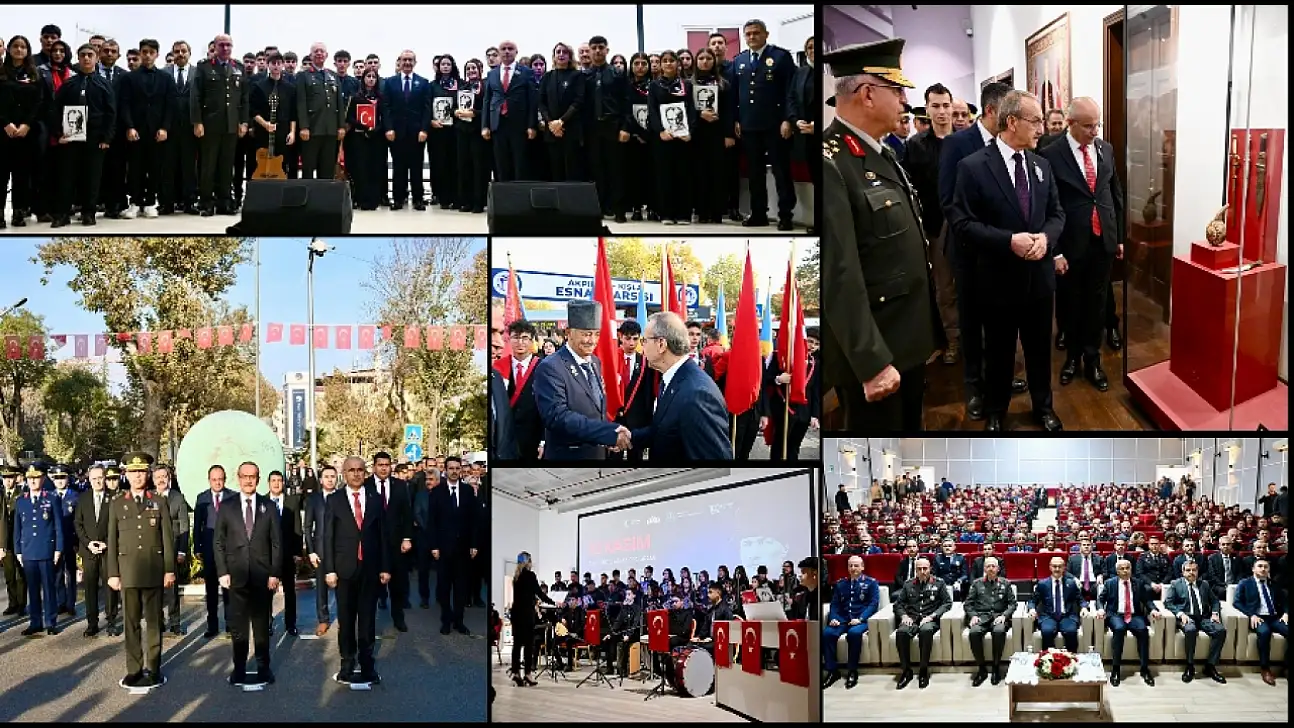 Gazi Mustafa Kemal Atatürk Malatya'da Düzenlenen Törenle Anıldı