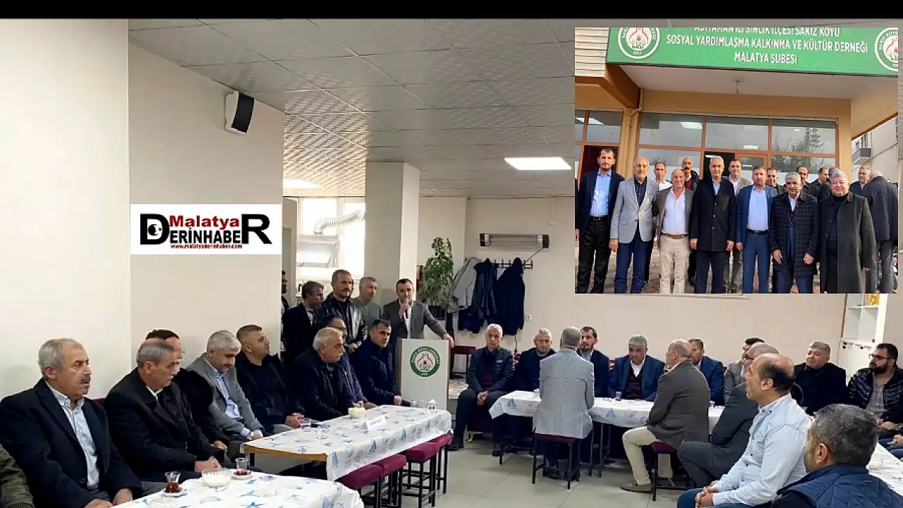 Sincik Sakız Köyü Derneği Malatya Şubesinde Ramazan Doğru Güven Tazeledi