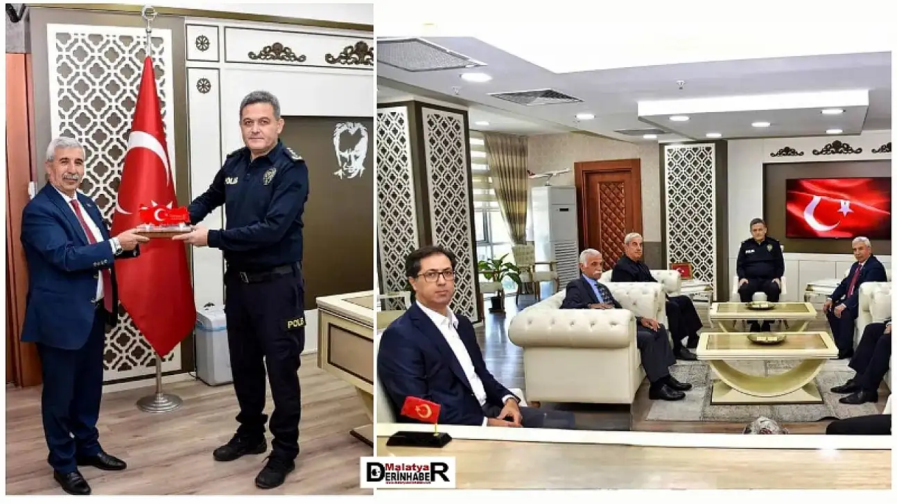Türk Ocakları Malatya Şubesinden İl Emniyet Müdürü Kayhan Ay'a Ziyaret