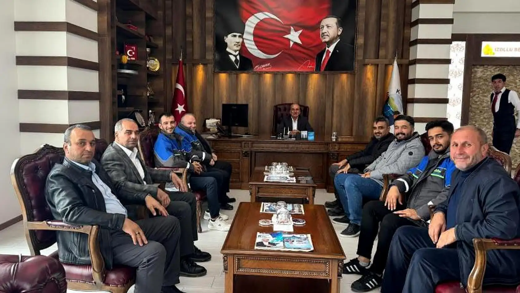 AKSA Bölge Müdürü Güngör Ateş'ten Kale Belediye Başkanı İhsan Özbay'a Ziyaret