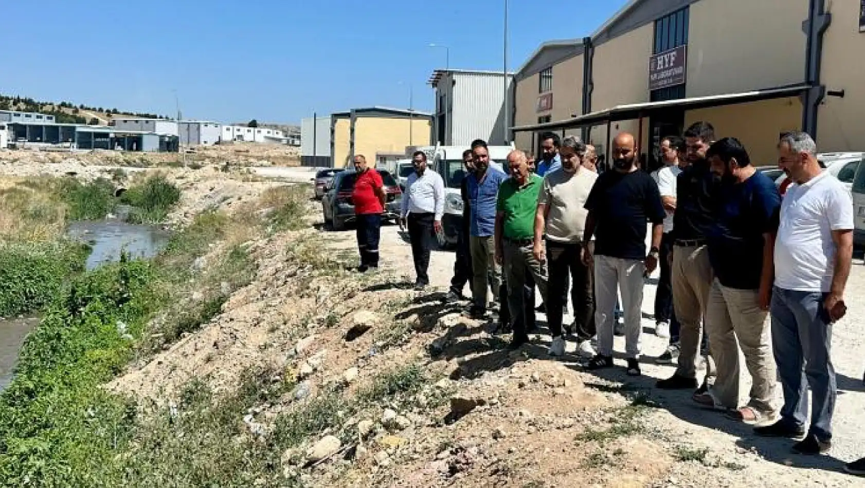 Babuktu Sanayi Sitesinde Açık Kanal Tepkisi