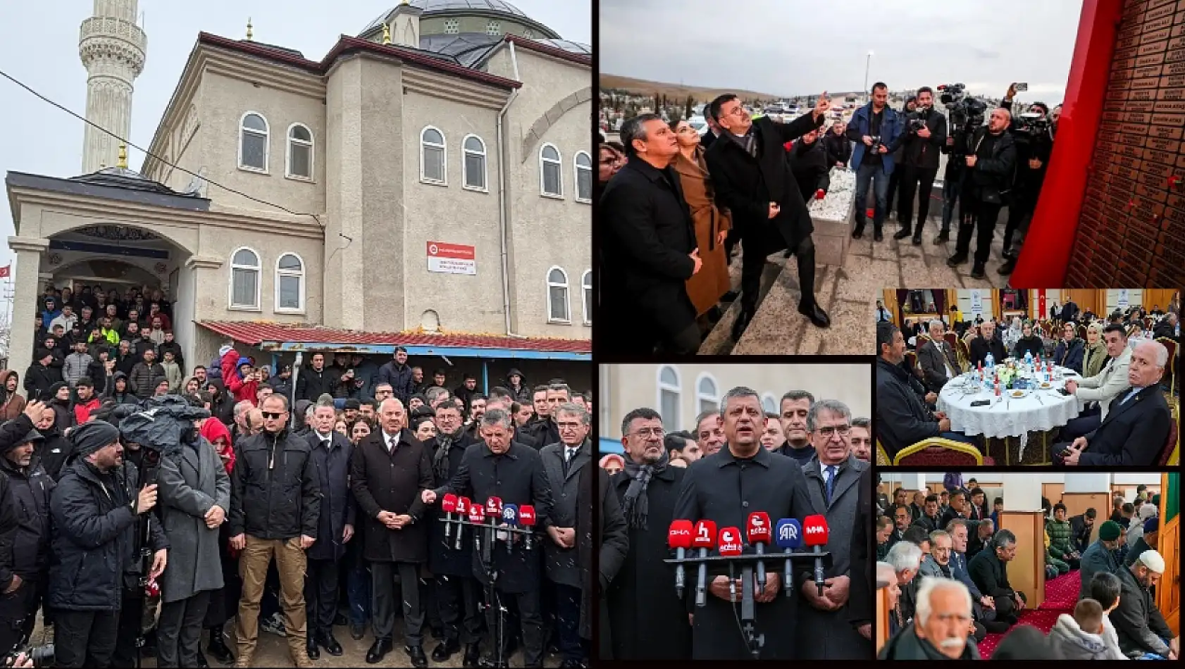 CHP Genel Bşk. Özel Depremin 3'üncü Yılında Malatya'da Acıları Paylaştı