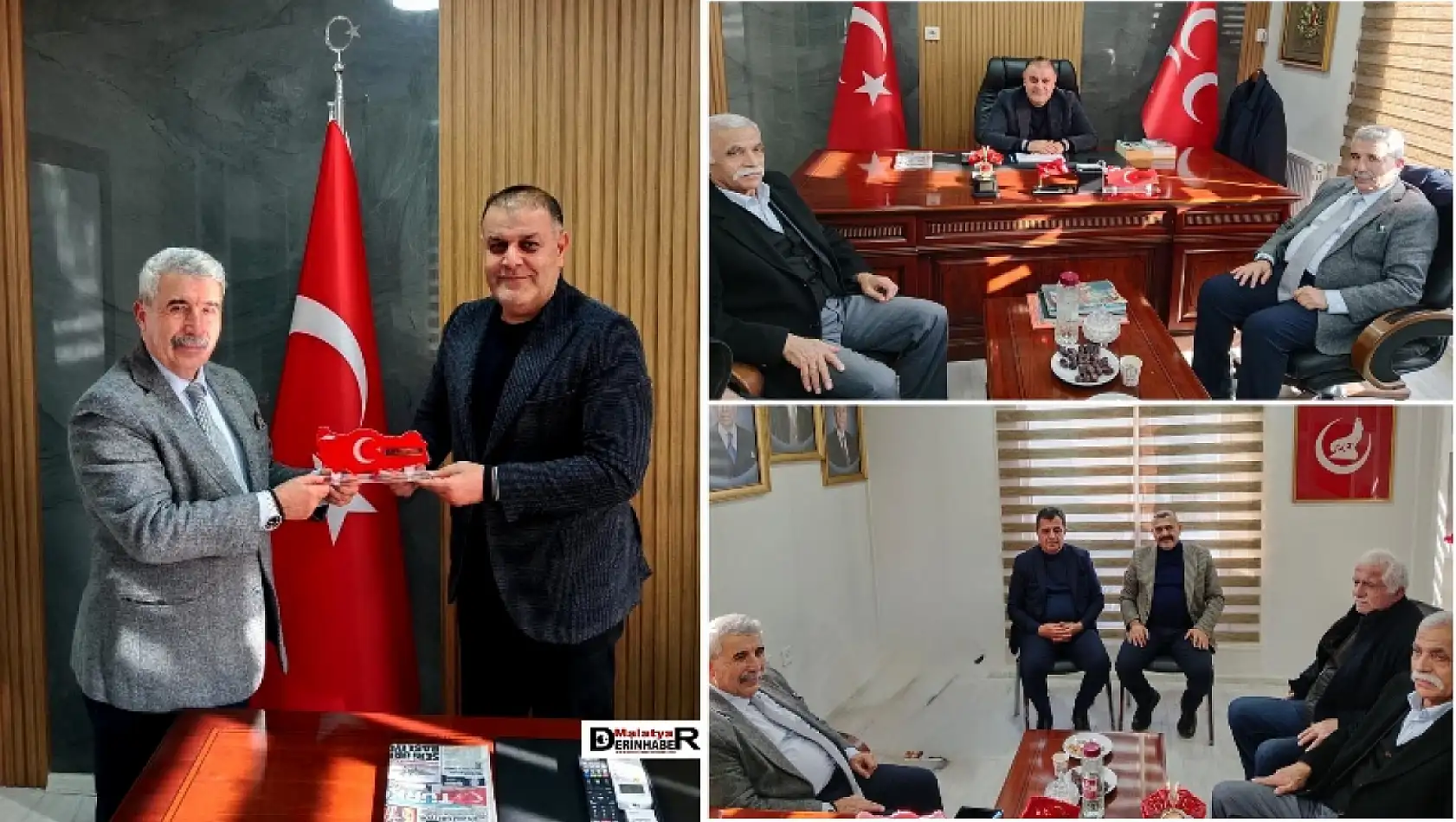 Türk Ocakları Bşk. Günata'dan MHP İl Bşk. Gök'e Ziyaret