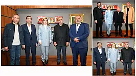 Akçadağlı Muhtarlardan Milletvekili Ölmeztoprak'a Meclis'te Ziyaret