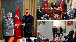 Türk Ocakları Bşk. Günata'dan MHP İl Bşk. Gök'e Ziyaret