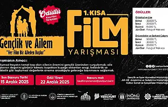 1. Kısa Film Festivali'nde Son Başvuru 15 Aralık!