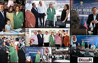 AK Parti Heyetine Arapgir İlçesinde Yoğun İlgi: Halkın Sevgi Seli