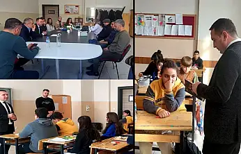Akçadağ İlçe MEM Müdürü Cengiz'den Akmercan Ortaokuluna Ziyaret