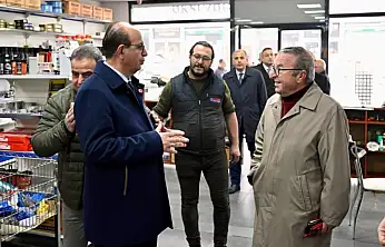 Başkan Geçit, Özsan Sanayi Sitesi Esnafının Taleplerini Dinledi