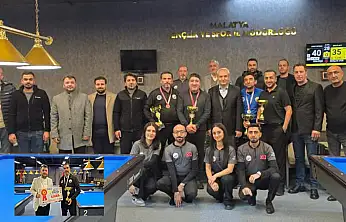 Battalgazi 3 Bant Bilardo Turnuvasında Şampiyon Aykut Ertunç