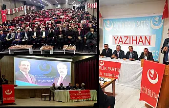 BBP Yazıhan, Battalgazi ve Yeşilyurt İlçe Kongreleri Yapıldı