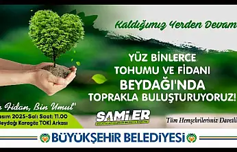 Beydağı Fidan Dikim Şenliği 25 Kasım'da