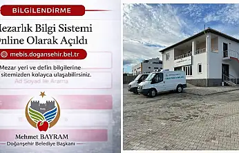 Doğanşehir Belediyesi'nden Dijital Hizmet
