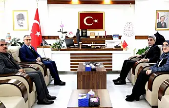 MEB Daire Bşk. Halim Altun'dan İl Milli Eğitim Müd. Behçet Bakır'a Ziyaret