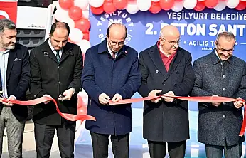 Prof. Dr. Geçit '2.Beton Santralimiz Şehrimize Hayırlı Olsun'
