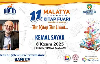 Prof. Dr. Kemal Sayar Malatya Kitap Fuarı'nda