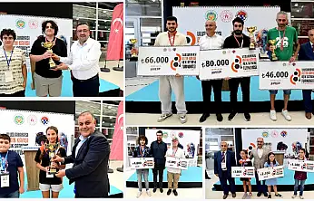 Turnuvada 3 Farklı Kategoride Toplam 80 Sporcuya Ödül