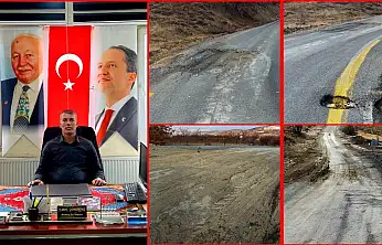 Yeniden Refah Akçadağ İlçe Başkanı Gönültaş'tan Yol Tepkisi