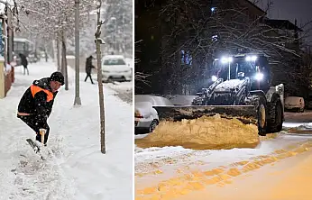Yeşilyurt Belediyesinden Karla Etkin Mücadele