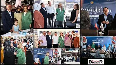 AK Parti Heyetine Arapgir İlçesinde Yoğun İlgi: Halkın Sevgi Seli