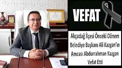 Akçadağ'da Kazgan Ailesinin Acı Günü