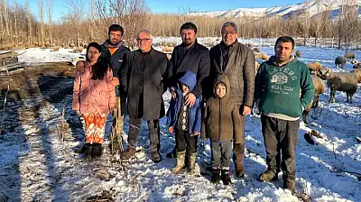 Anahtar Parti İl Başkanı Erdoğan Zelyurt, Zorlu Kış Şartlarına Rağmen Sahada