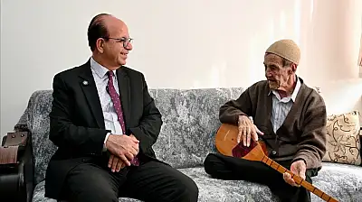 Başkan Geçit'ten Halk Ozanı Abuzer Aşkınses'e Vefa Ziyareti!