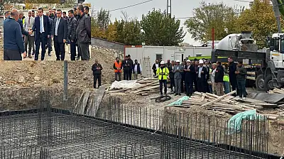 Durucasu Mahallesinde İmam Hatip Ortaokulu Temeli Atıldı