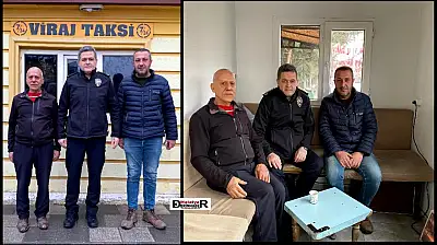 İl Emniyet Müdürü Kayhan Ay'dan Taksici Esnafına Samimi Ziyaret