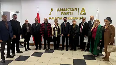 Kayısı Diyarı Toplum Dayanışma Derneği'nden Anahtar Parti'ye Ziyaret