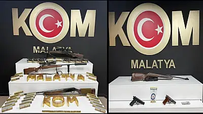 Operasyonda Çok Sayıda Silah Ele Geçirildi