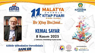 Prof. Dr. Kemal Sayar Malatya Kitap Fuarı'nda