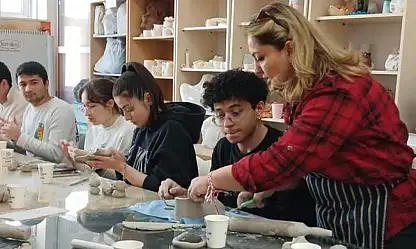 Genç Tıpçılar Sanat Merkezi'nde Seramikle Buluştu