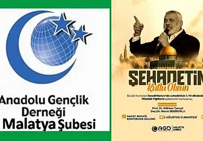 AGD dan Malatya'da: Şehadetin Kutlu Olsun! Anma Etkinliği