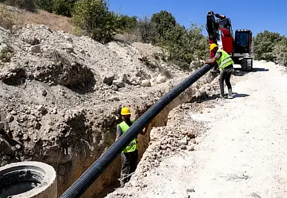 Akçadağ Gürkaynak'a Kanalizasyon Sorunu Çözüldü