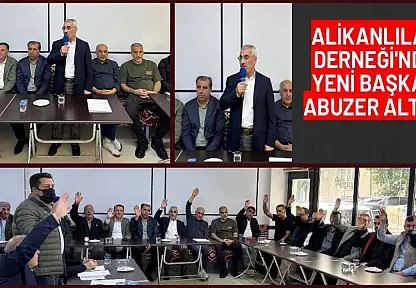 Alikanlılar Derneği'nde Yeni Başkan Abuzer Altun Dönemi