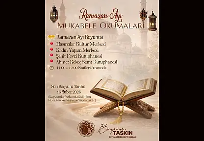 Battalgazi'de Ramazan Ayı Mukabele Okumaları Başlıyor