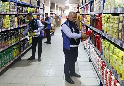 Battalgazi Zabıtasından Market Denetimleri