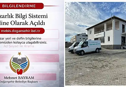 Doğanşehir Belediyesi'nden Dijital Hizmet